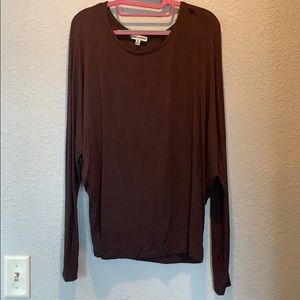 Brown tee